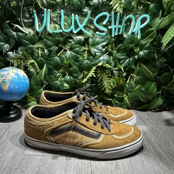 Vans Mens Geoff Rowley Low Skate Shoes Brown Suede  Vulc Size 11 main image 10